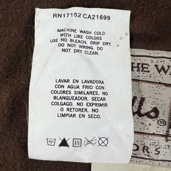 Walls Real tree Hardwoods Heavy Canvas Fleece Lined Hunting Coat Sz L Tall  Rips - Picture 6 of 16